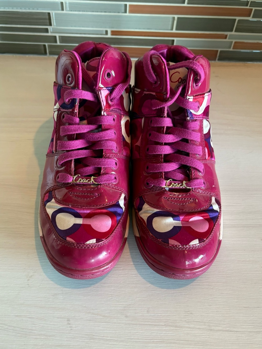 Women’s Coach Natalee High-top Sneakers - Picture 4 of 5